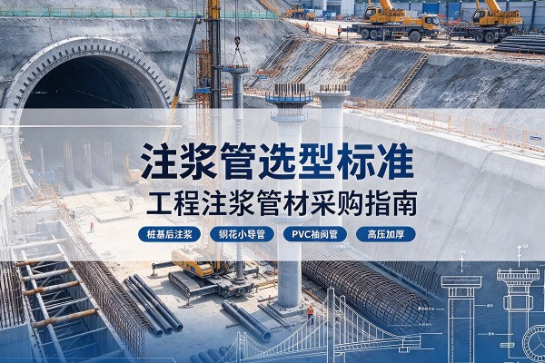 沁阳注浆管选型标准